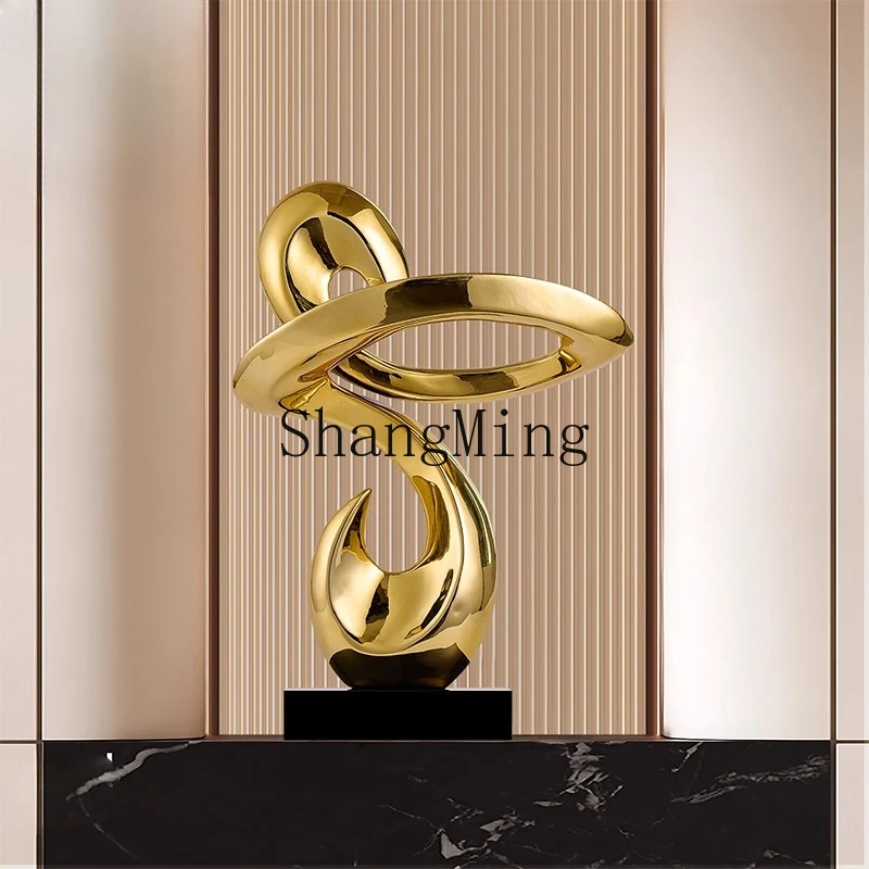 

SM Sculpture Ornament Light Luxury Premium Hotel Lobby Model Room Villa Entrance Crafts