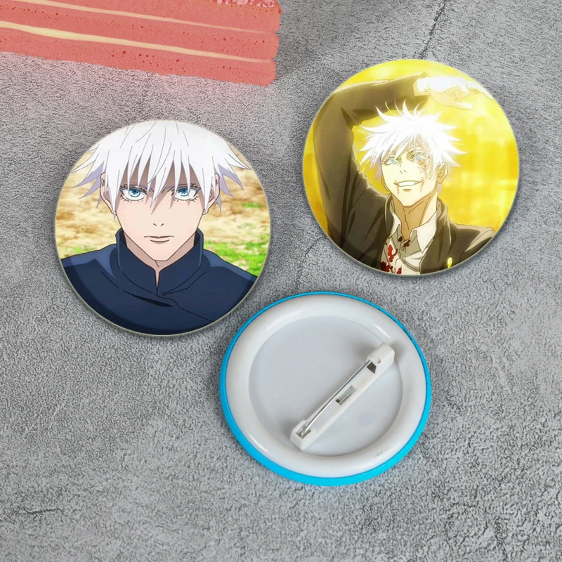 Yuuji Itadori/Satoru Gojou/Megumi Fushiguro/Nobara Kugisaki Anime Character Brooches Badge for Backpack Decoration Enamel Pins