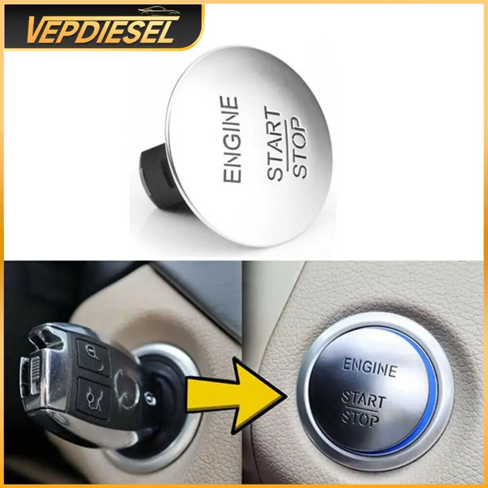 

1PC Keyless Push Start Stop Button Go Engine Ignition Switch for Mercedes Benz 2215450714 33161207 Auto Interior Parts