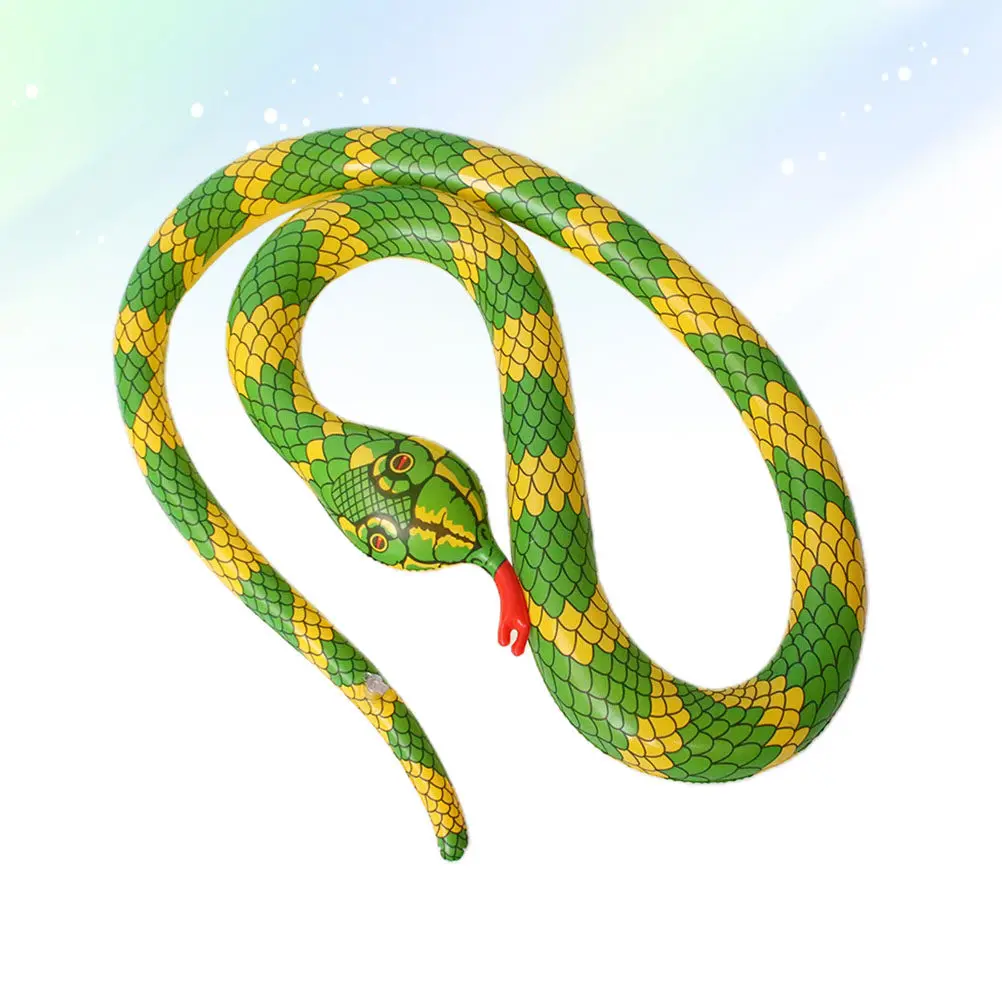 

Желтая надувная модель змеи: креативный надувной декор, реквизит для розыгрышей, украшение, детская игрушка в виде животного
