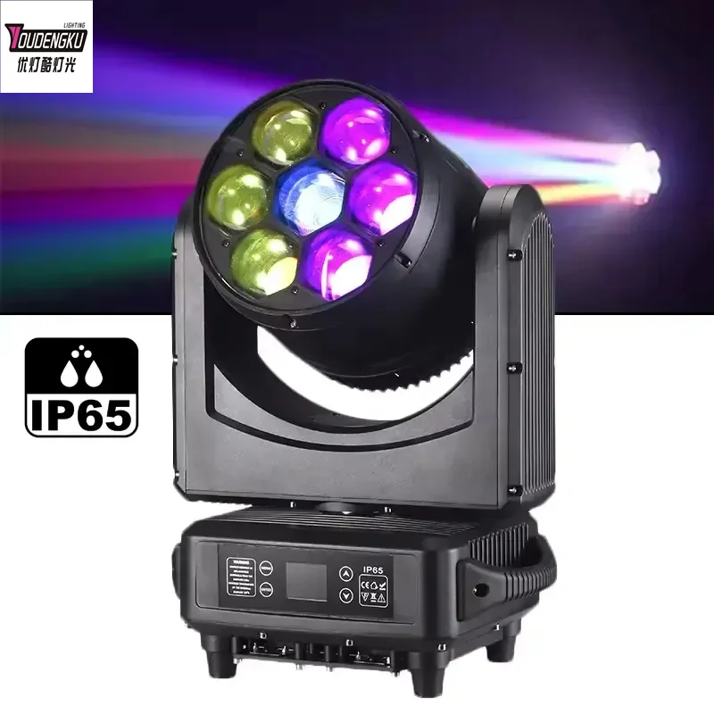 

1 piece 7x60W RGBW LED Professional bee eye outdoor Moving Head Wash light