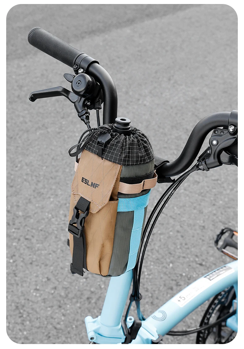 Regenfeste Retro-Fahrrad-Lenkertasche, wetterbeständige Fahrradtasche für Rennrad-Mountainbikes, Aufbewahrungstasche für Outdoor-Fahrradflaschen – Detail 10