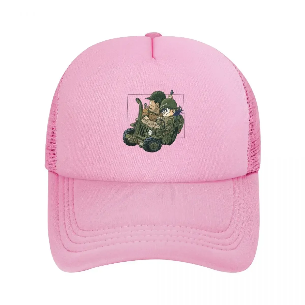 

Dr.Slump Robot Girl Arale Hoyoyo Mesh Baseball Caps Snapback Fashion Baseball Hats Breathable Casual Casquette Outdoor Unisex