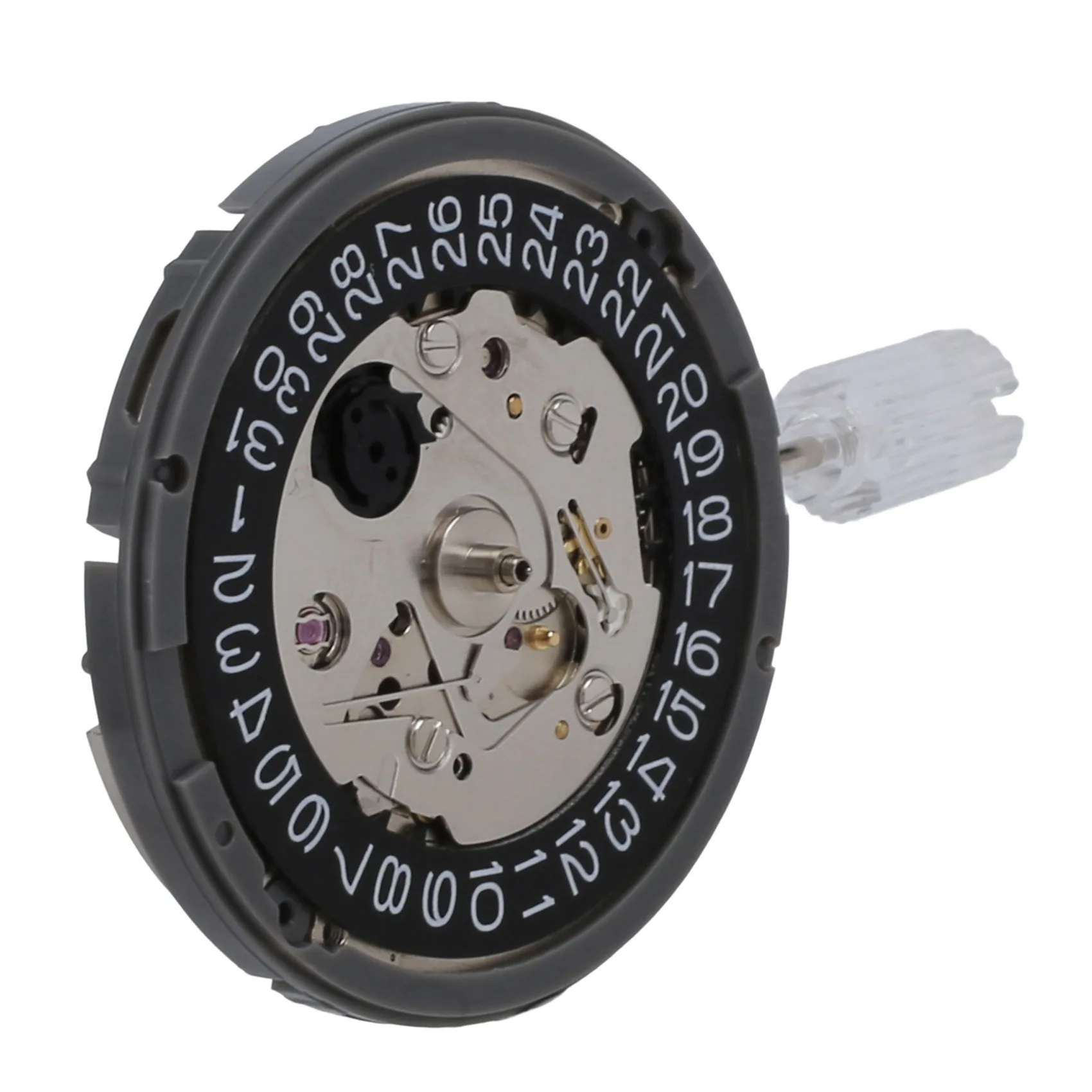 SLQZT Automatic Mechanical Movement NH35/NH35A Date At 4.2 Black Japan Clock Mechanism 24 Jewels Watch Parts