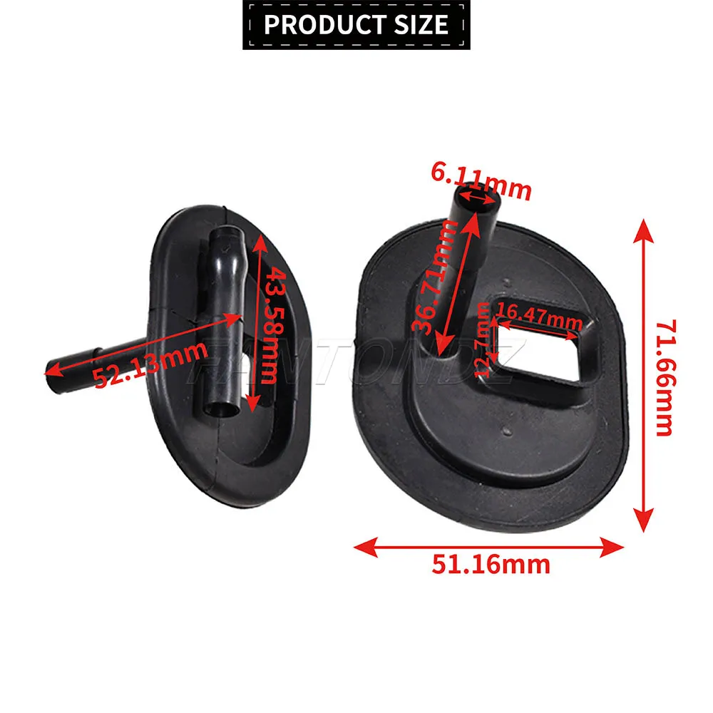 For VW Transporter T4 1996-2004 Grommet Windshield Wash Nozzles Spray Nozzle 7D1955997