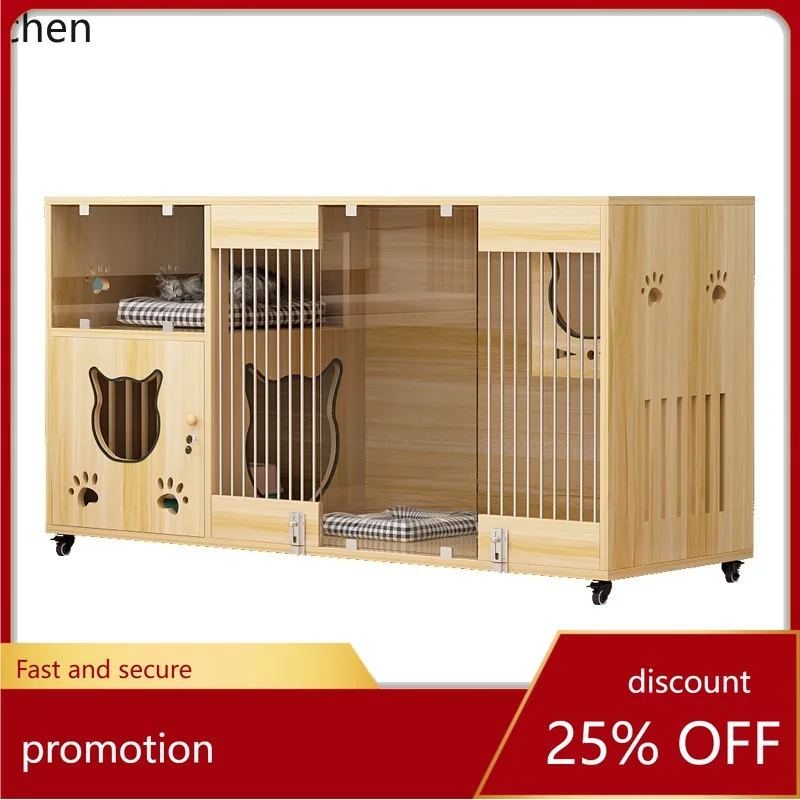 

YFY Foster Cabinet Cat Cage Pet Store Display Cabinet Cat Room Panoramic Cattery Cat Breeding Cage