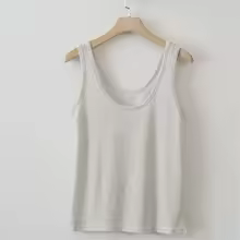 Tank Top Essential Sleeveless Casual Womens Lightweight Soft - Light Grey