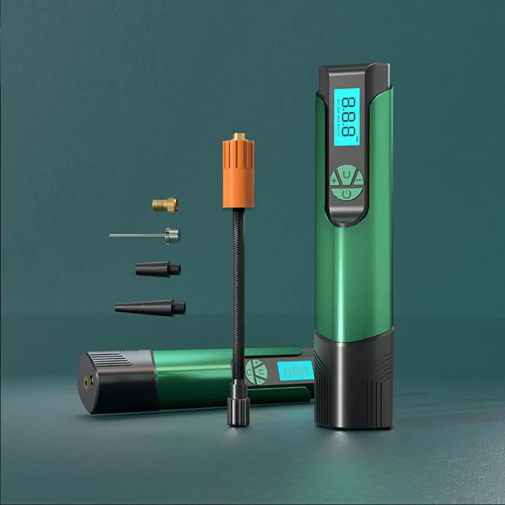 Tire Inflator Practical Automatic Stop 7.4V Bicycle Car Tire Inflator Portable Rechargeable Car Air Pump Motorcycle Supply