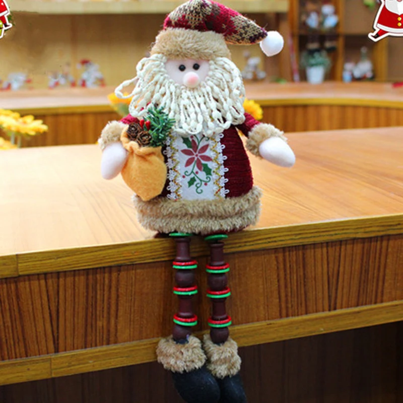 1/2/3PCS Window Decoration Non-toxic 32cm * 13cm Home Christmas Doll Decoration Holiday Gift Need Santa Claus Ornaments