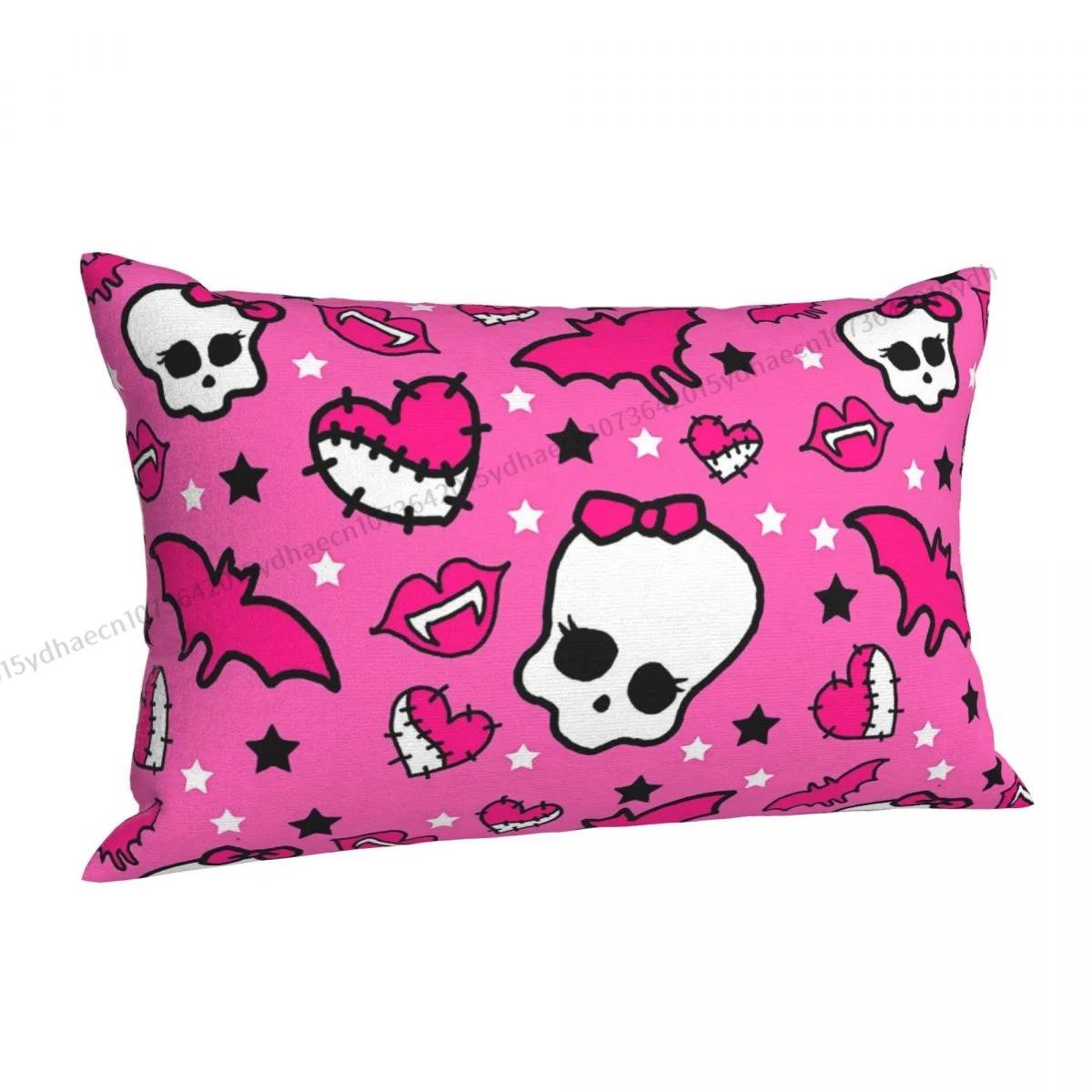 Pretty Pink Pattern Hug Pillowcase Monster High Doll Backpack Cojines Livingroom Printed Chair Pillow Covers Decorative