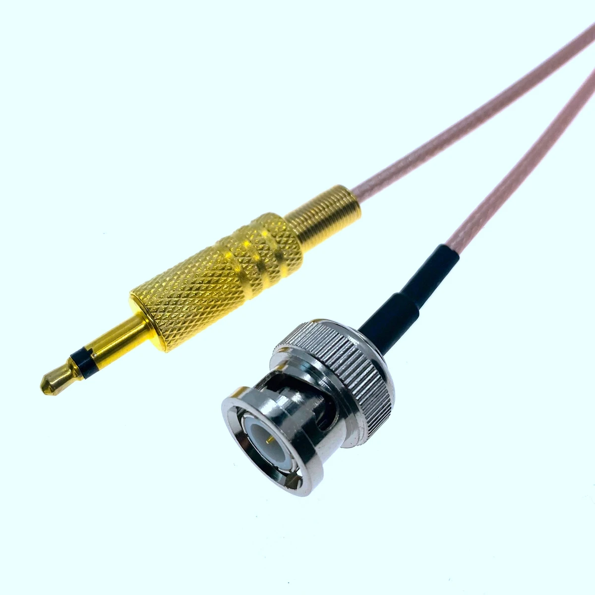 كابل الترددات اللاسلكية منخفض الفقد Coax ، BNC ذكر إلى من من من من الجنسين ، من من الجنسين ، في ، TS ذكر ، 50 أوم ، RG316