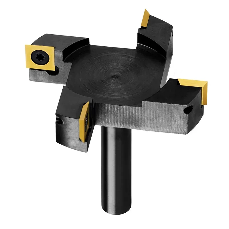 Frame-type four-blade T-type knife Discarded plate-breaking knife Slotting cutter head T-type tenon knife Woodworking