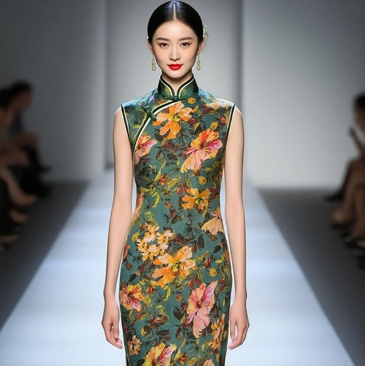 

Natural pure 100% Ramie linen printed dress robe fabric summer thin tissue diy hand-sewn DIY