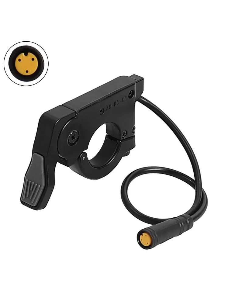 AliExpress LCQPTW TT009 Finger Throttle Universal 36V 48V 60V 72V Electric Bicycle Scooter 3Pin Accelerator Left Right 22mm Handlebar Spare Parts