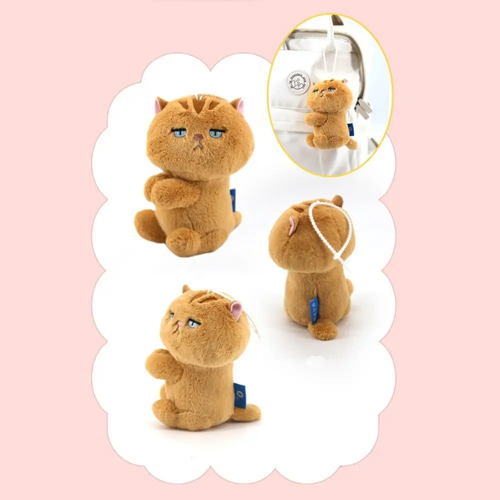 المحمولة القطيفة المفاتيح القط الكرتون أفخم دمية حقيبة الحلي