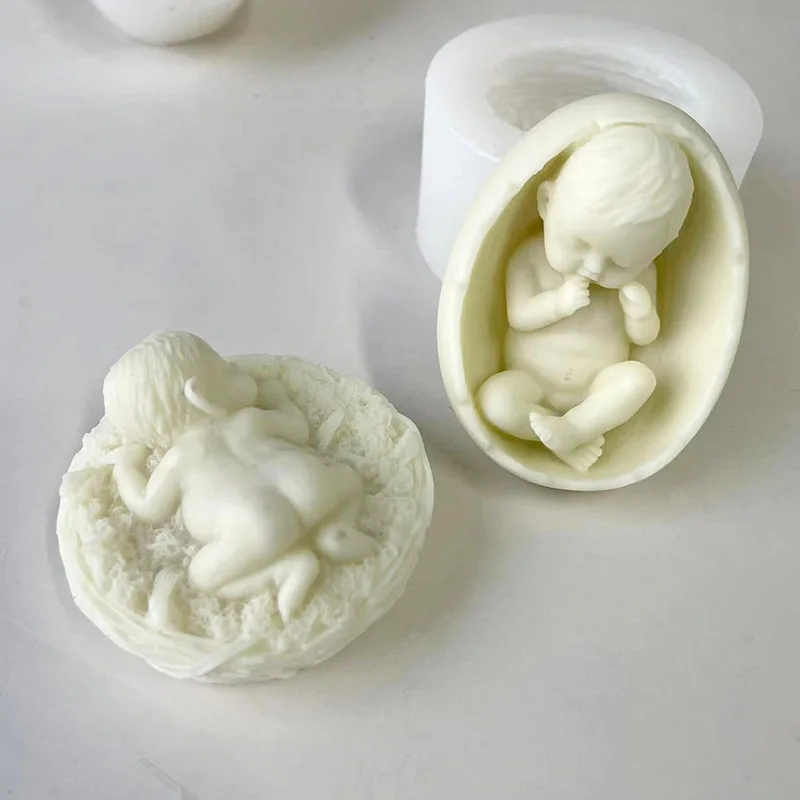 

Спящий ребенок силиконовая форма яйцо оболочка детское мыло формы пеленка свеча
