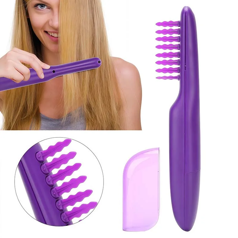 

Portable Negative Ion Electric Detangling Brush Hair Curly Detangle Brush Scalp Massage Comb Loosen Knots for Wet & Dry Hair