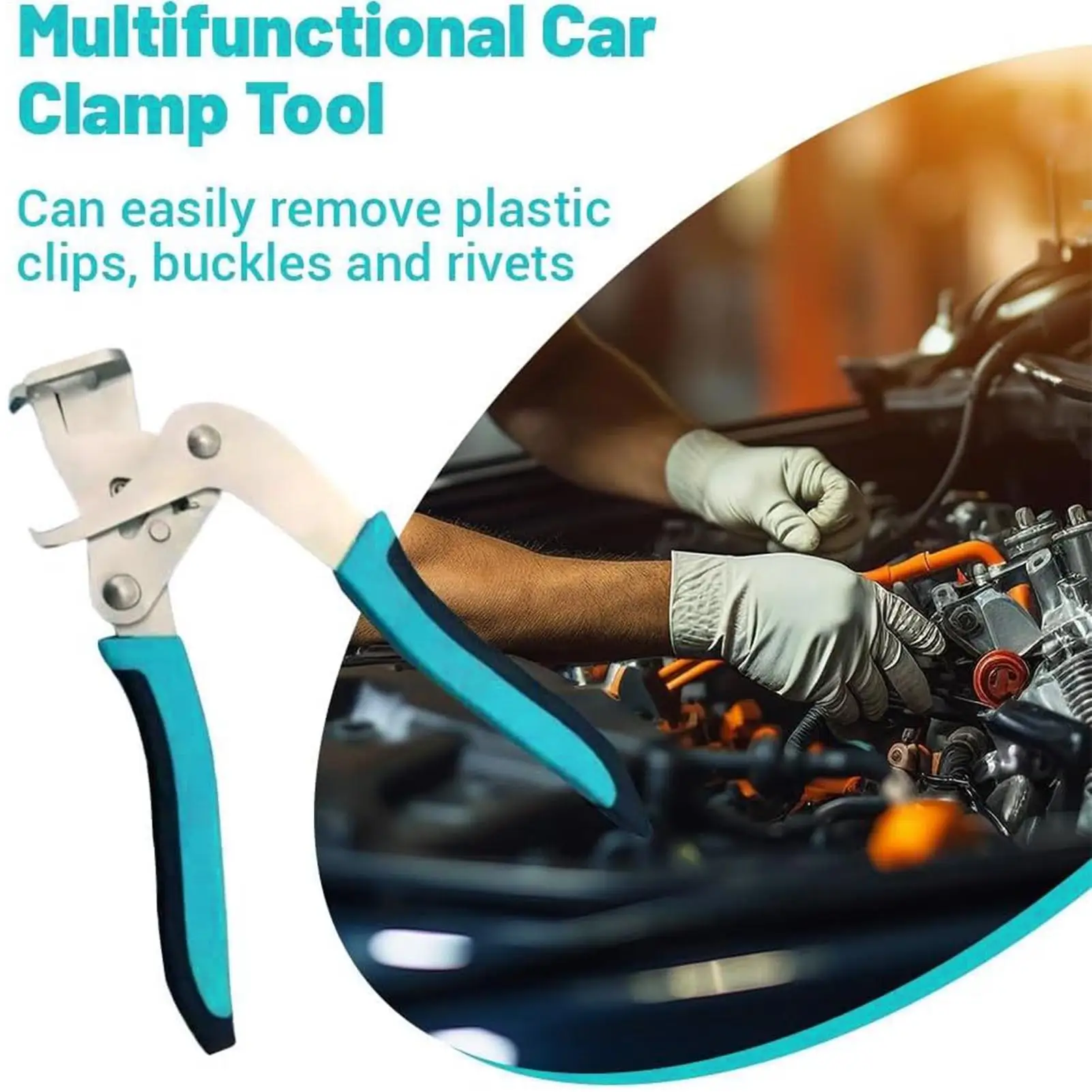 Car Clip Pliers Disassembly Tools Buckles Rivets Remover Ergonomic Multi-functional Fastener Remover For Industrial Electrical