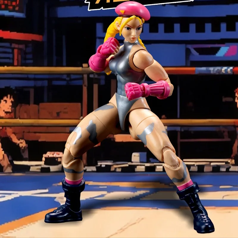 

1/12 игрушки JADA Ultra Street Fighter II Cammy Player 2, фигурка, статуя, модель JADA, коллекция, модель, кукла, игрушка, подарки