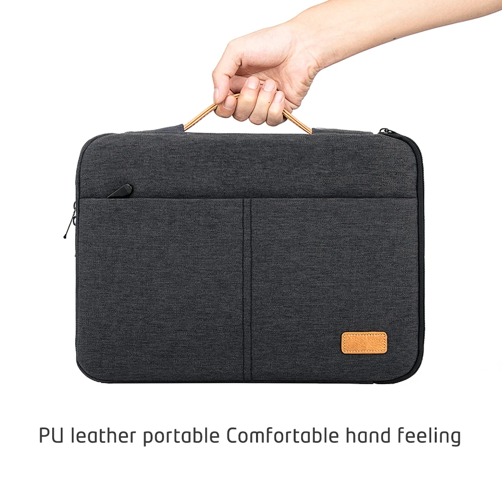 Ochronny pokrowiec na laptopa do 13,3 14 15,6 16 cali Nowy MacBook Pro M3 Max M2 M1 Smukła torba na laptopa Mężczyźni Kobiety — zdjęcie 2