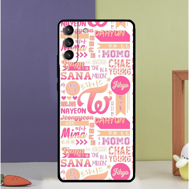 Kpop TWICE Case For Samsung Galaxy S23 S20 FE S21 FE S22 Ultra Note 20 S8 S9 S10 Note 10 Plus Back Cover