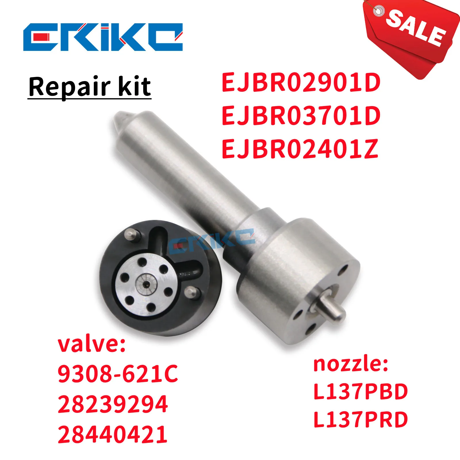 

EJBR02901D EJBR03701D EJBR02401Z Repair Kits Nozzle L137PBD L137PRD DSLA 158 FL 137 ASLA 158 FL 137 D137 7135-661