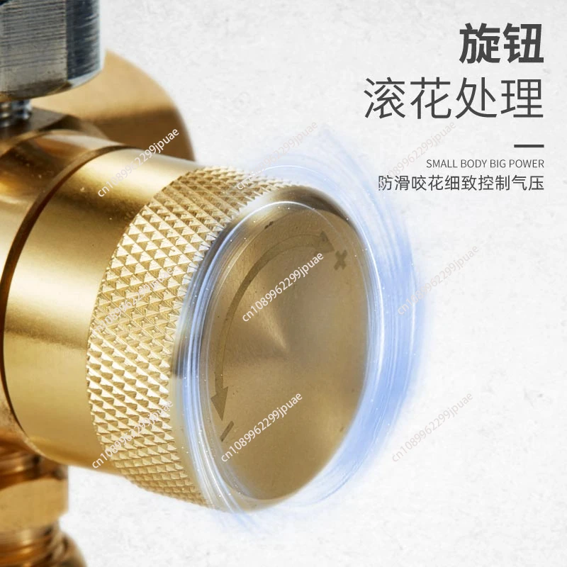 Alloy Mini Oxygen Regulator Oxygen Pressure Reducing Regulators Valve G5/8 Oxygen Pressure Reducer Anti Fall Welding Gas Meter image 3