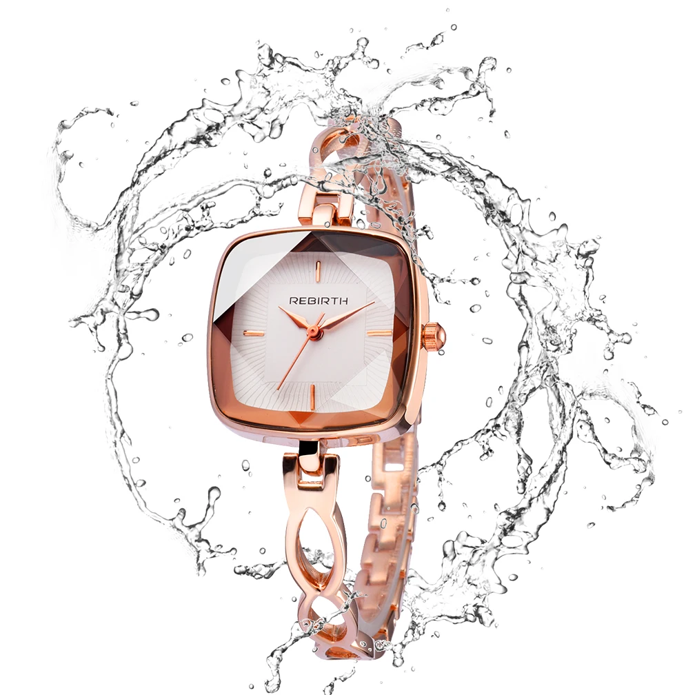 REBIRTH Women's Watches Waterproof  Original Bracelet Quartz Clock Ladies Watches