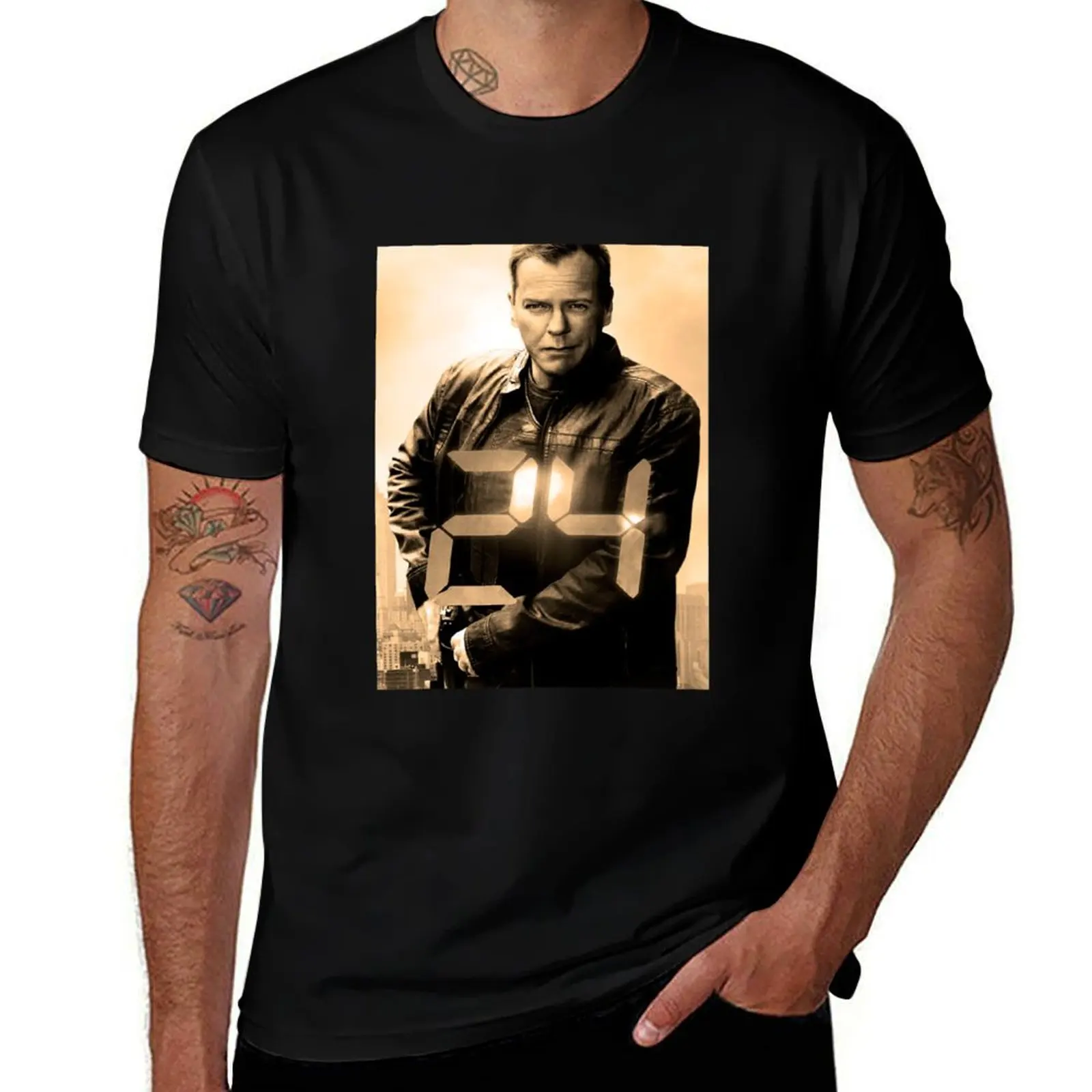 24 Jack Bauer T-Shirt croswit shirt man blacks mens graphic t-shirts big and tall