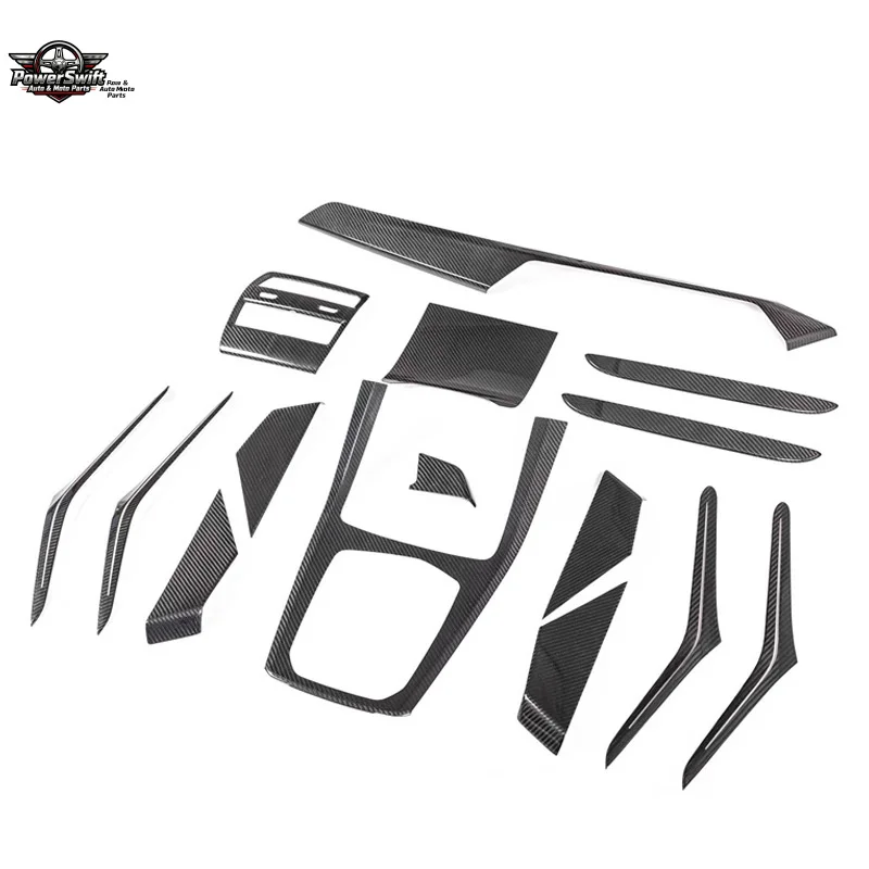 

Suitable for BMW New X5 G05 Carbon Fiber Center Console Instrument Gear Frame Door Panel Rear Air Outlet Interior Wallhang