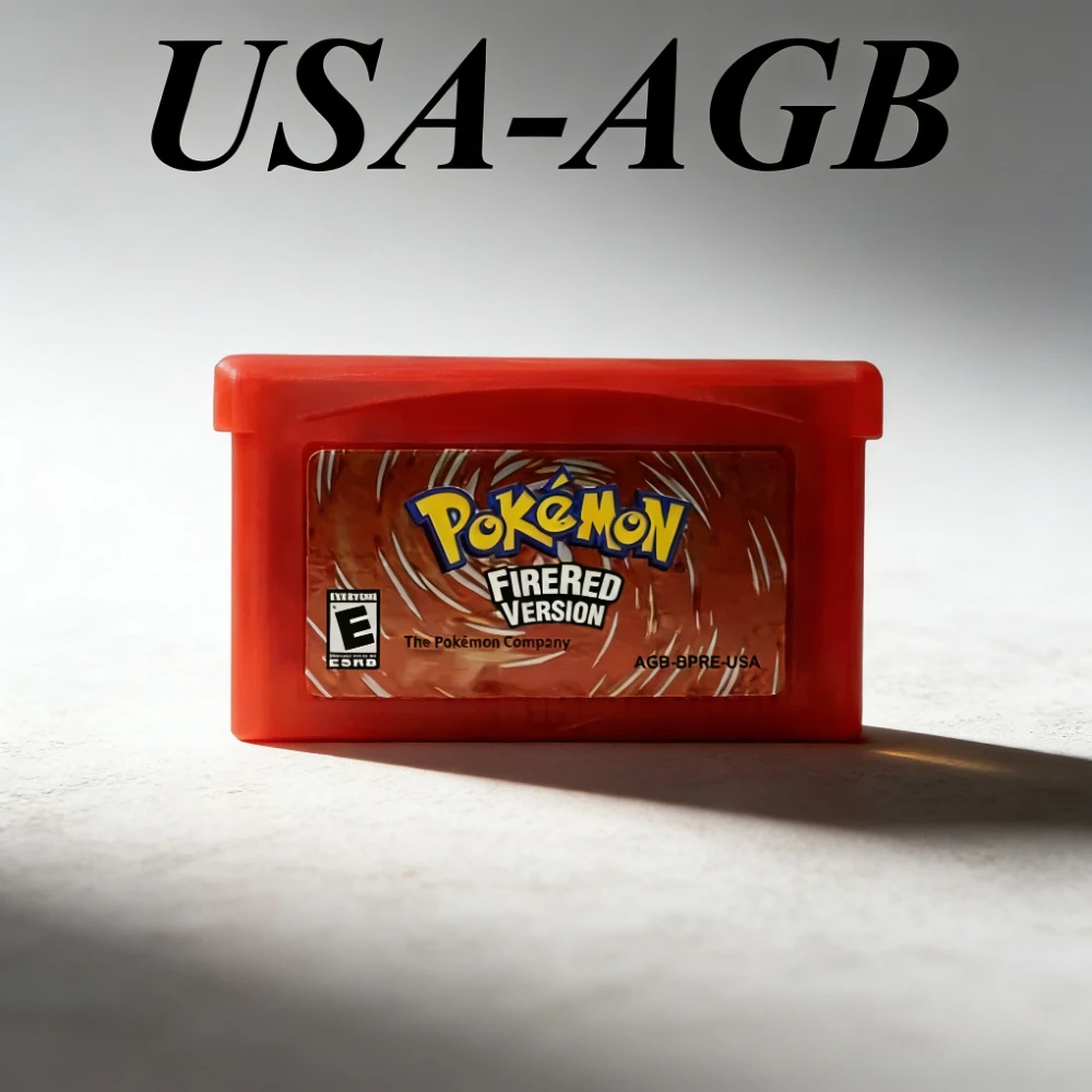 Englische Pokémon 32-Bit-Video-GBA-Spielkarten-Bundle USA-Version Ruby Sapphire Emerald FireRed LeafGreen Gameboy Advance Cartridge – Detail 11