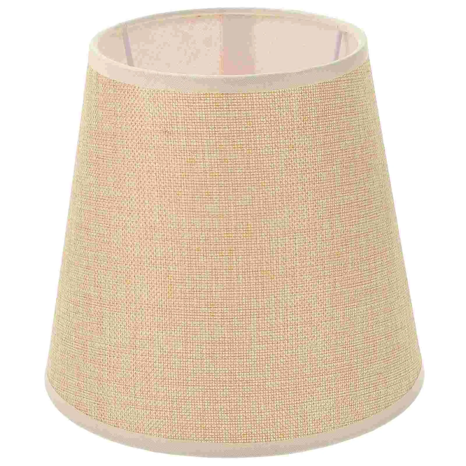 Linen Fabric Lampshade Floor Light Desktop Cover for Table Bulb Bulbs Replacement Outdoor