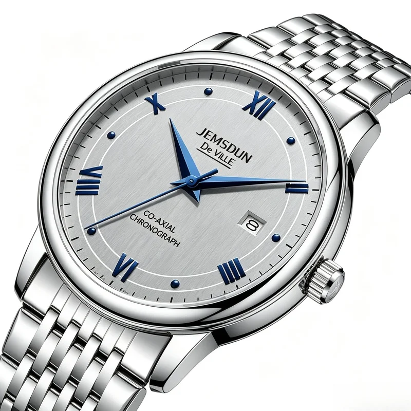 New Men Wristwatch Luminous Waterproof Business Quartz Watch Elegant Male Daily Dress Wrist Clock for Office