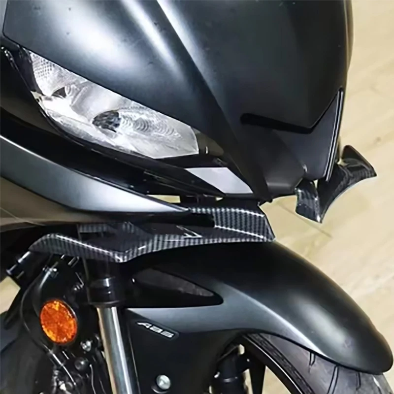 Wind Tunnel Optimized Motorcycle Airflows Guide Wing ABS Cowling For YZF R25 Direct Fit No Drilling Required Lightweight H9EE
