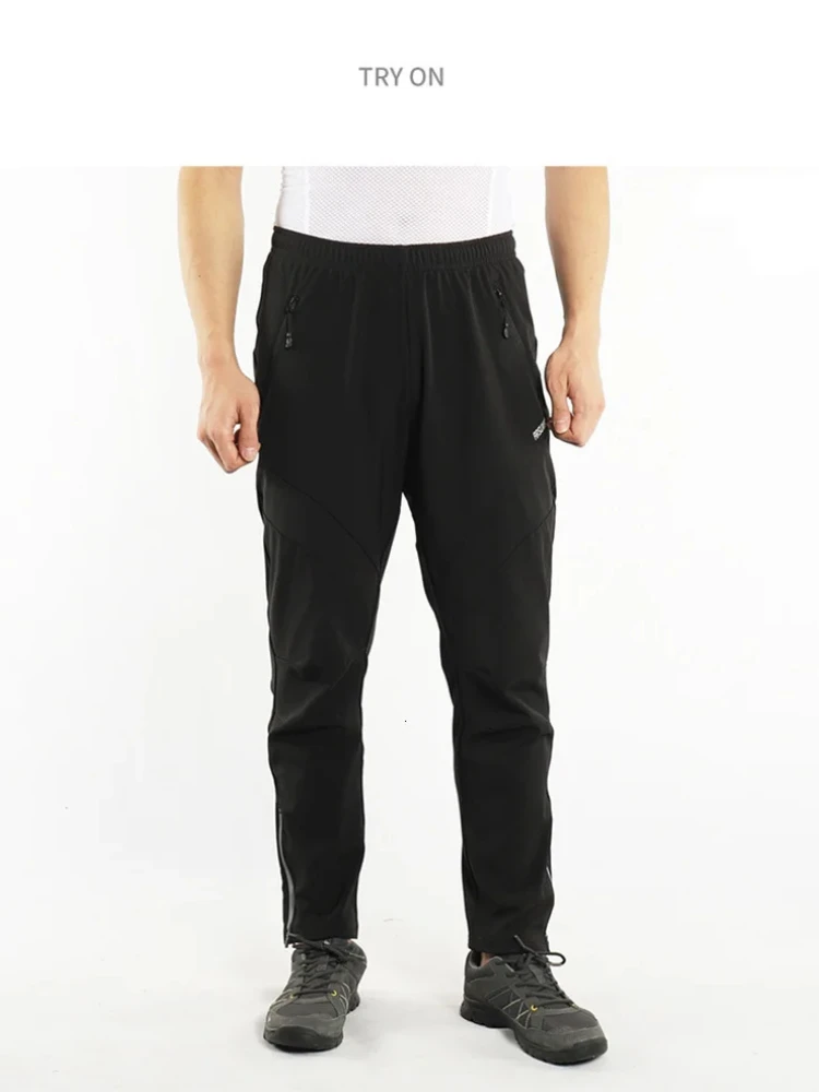 AliExpress NONE ARSUXEO Windproof Warm Bicycle Pants Men Fleece Winter Cycling Pants Mtb Waterproof Pants Bike Trousers Long Pants