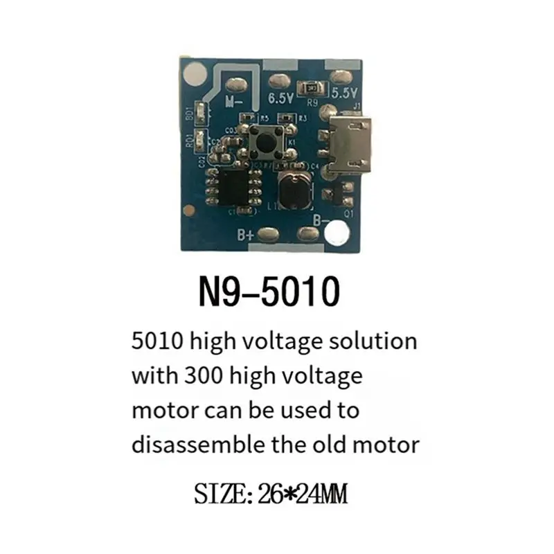 [ABJZ] 10Pcs/Set Multifunction Portable Handheld Fan Motherboard USB Mini Fan PCBA Mini Fan Control Board,D