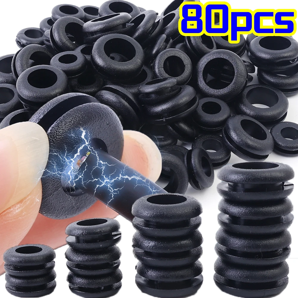 8/10/12/14mm Rubber O-ring Sealing Washer Plumbing Gasket Oil Resistant Automobile Plumbing Faucet Water Repair Cable Guard
