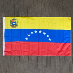 xvggdg  0X150CM Venezuela flag banners,3' X 5' flags,100% polyester country flag national banner
