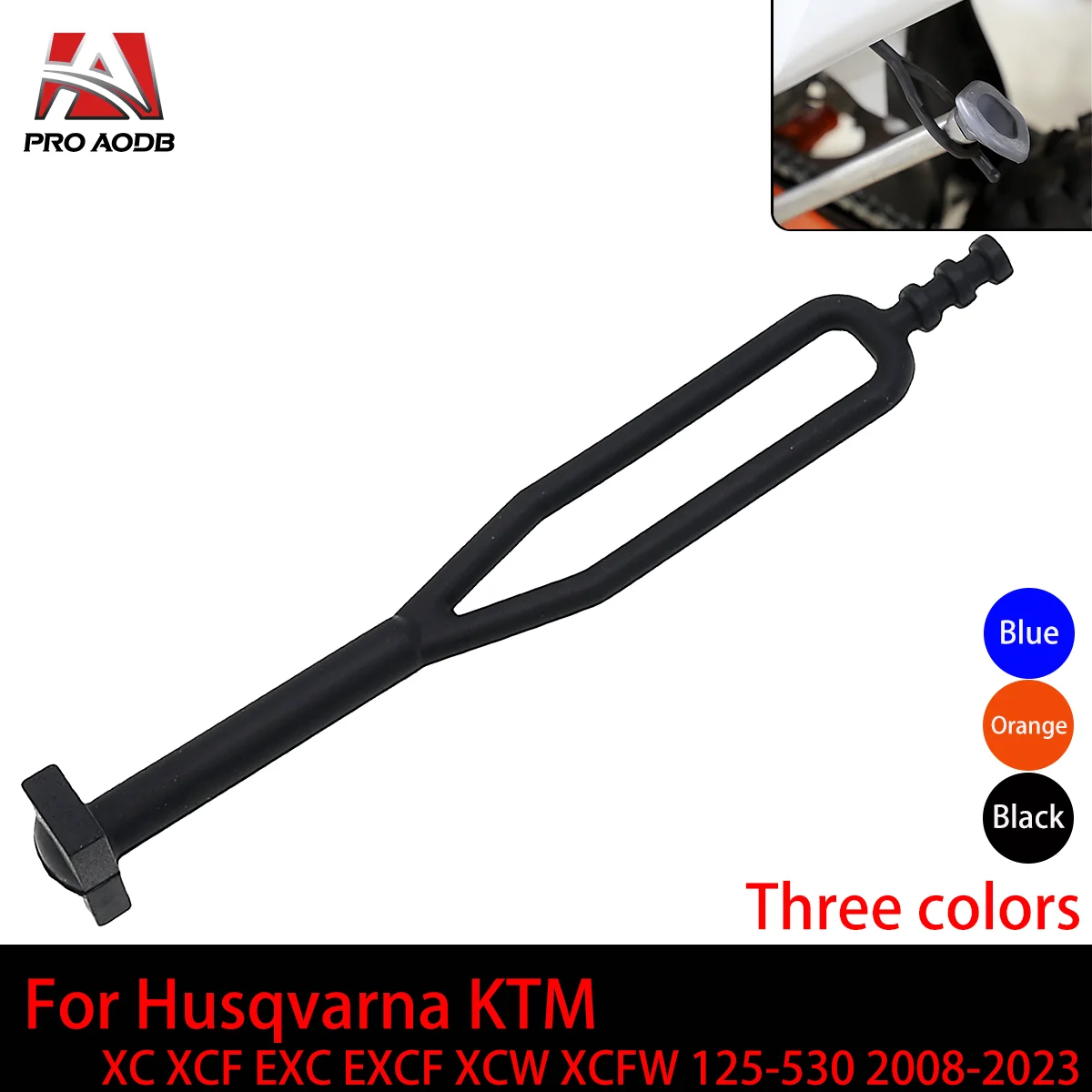 

For KTM EXC300 EXC EXCF XC XCF XCW XCFW TPI Six Days 125 200 250 300 350 400 450 500 1998-2024 Kickstand Side Stand Rubber Strap