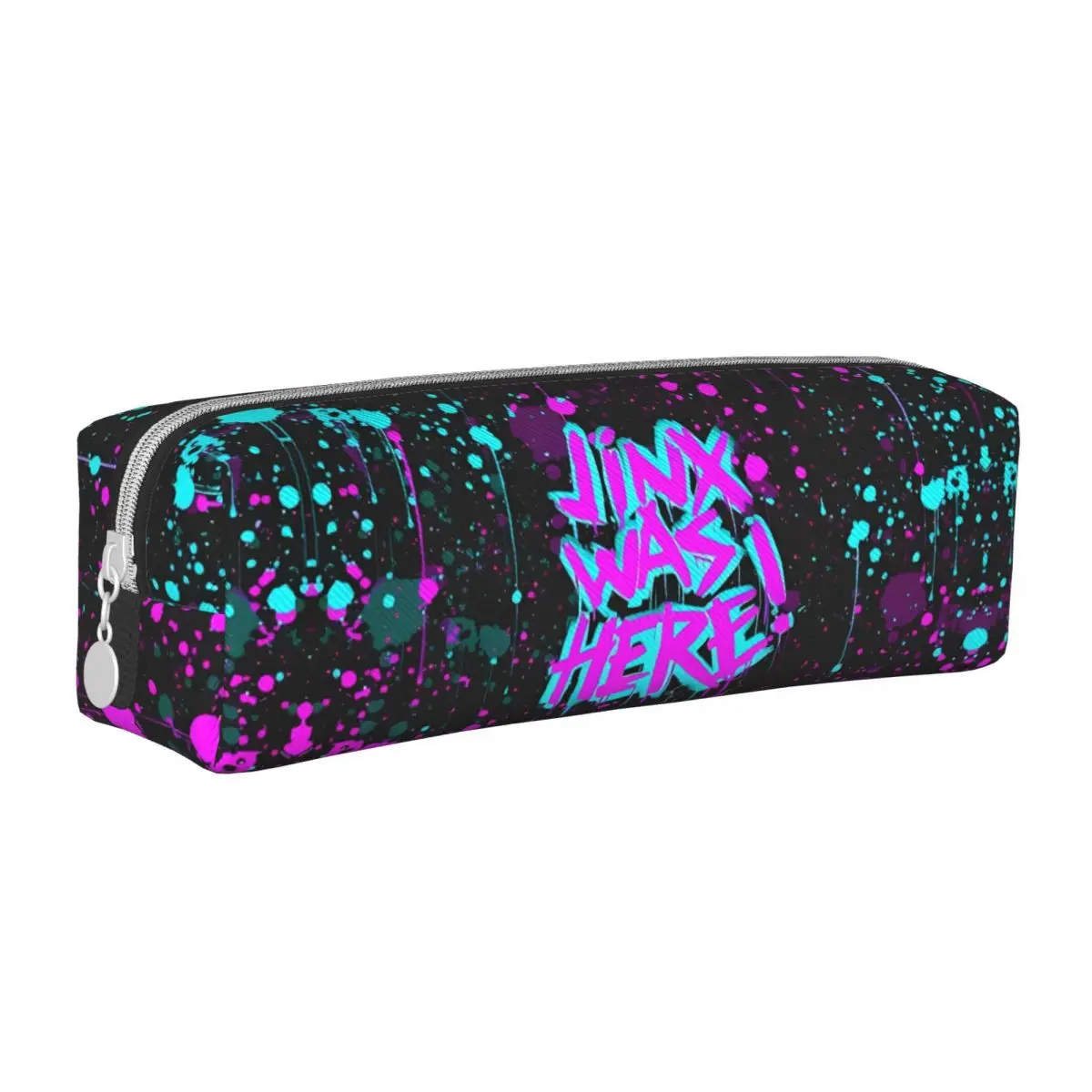 

Fun Jinx Arcane Pencil Case League Game Legends Pencilcases Pen Holder for Girls Boys Bags Students School Cosmetic Stationery