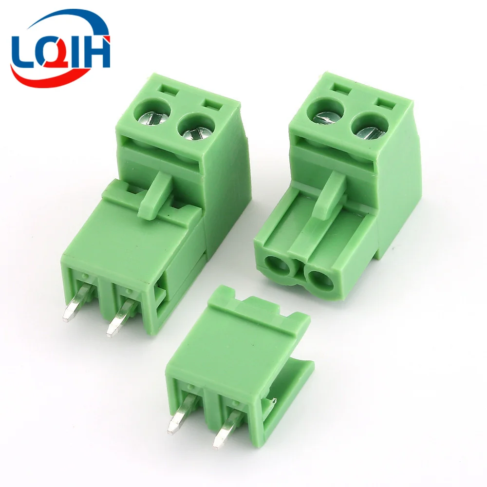 KF2EDG5.08 2/3/4/5/6/7/8/9/10/11/12/Pin 5.08mm Pitch PCB Screw Terminal Block Male Plug Female Socket Pin Header Wire Connector