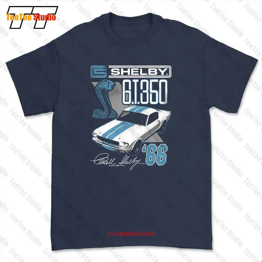 Carroll Shelby 66 Mustang Gt 350 T-shirt Tee YA7R