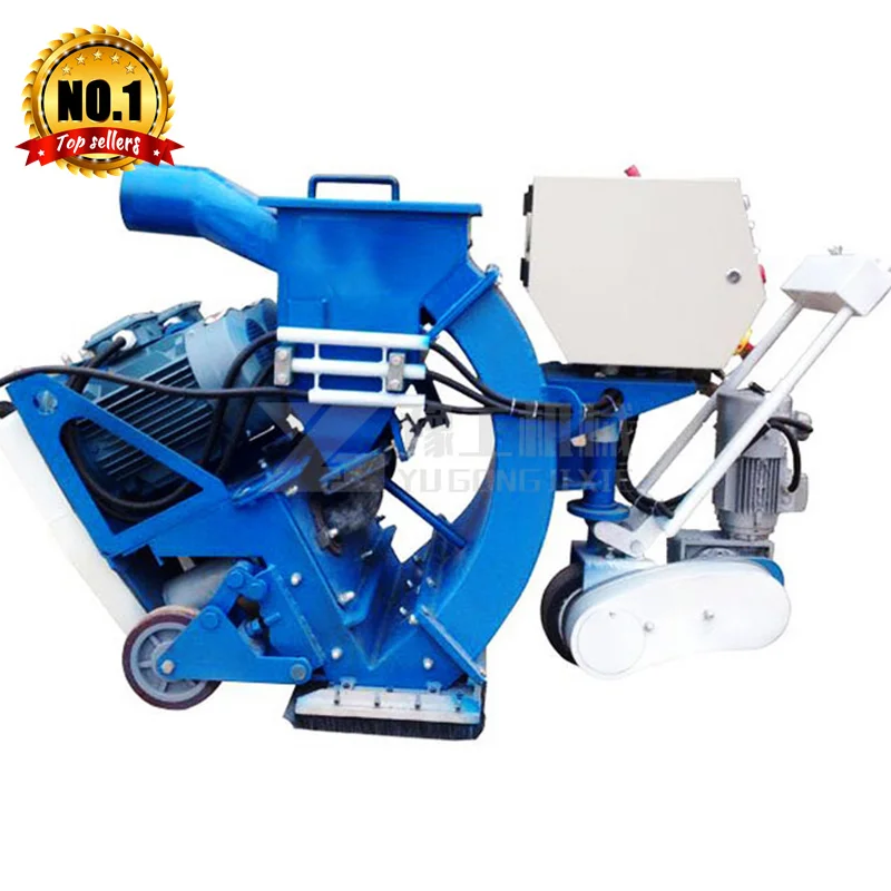 Compact Portable Shot Blaster Concrete Pavement Floor Surface Roughening Machine