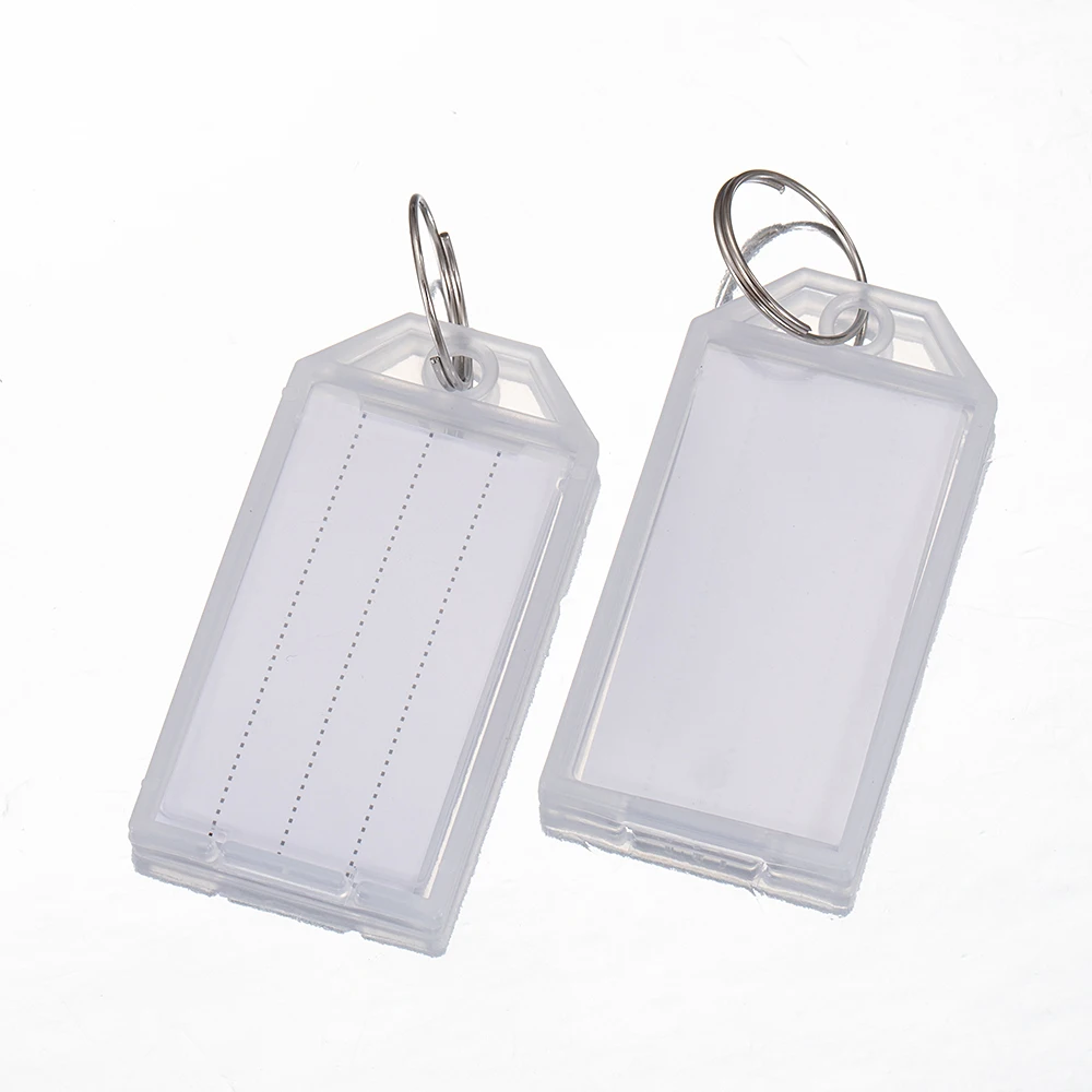 NONE Plastic Keychain Split Ring Multicolor 7
