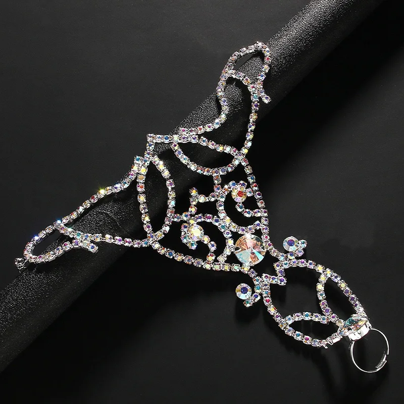 Stage Performance Accessories Belly Dance Bracelet High-end Female Adult Exquisite Performance Rhinestone Matching Accessories