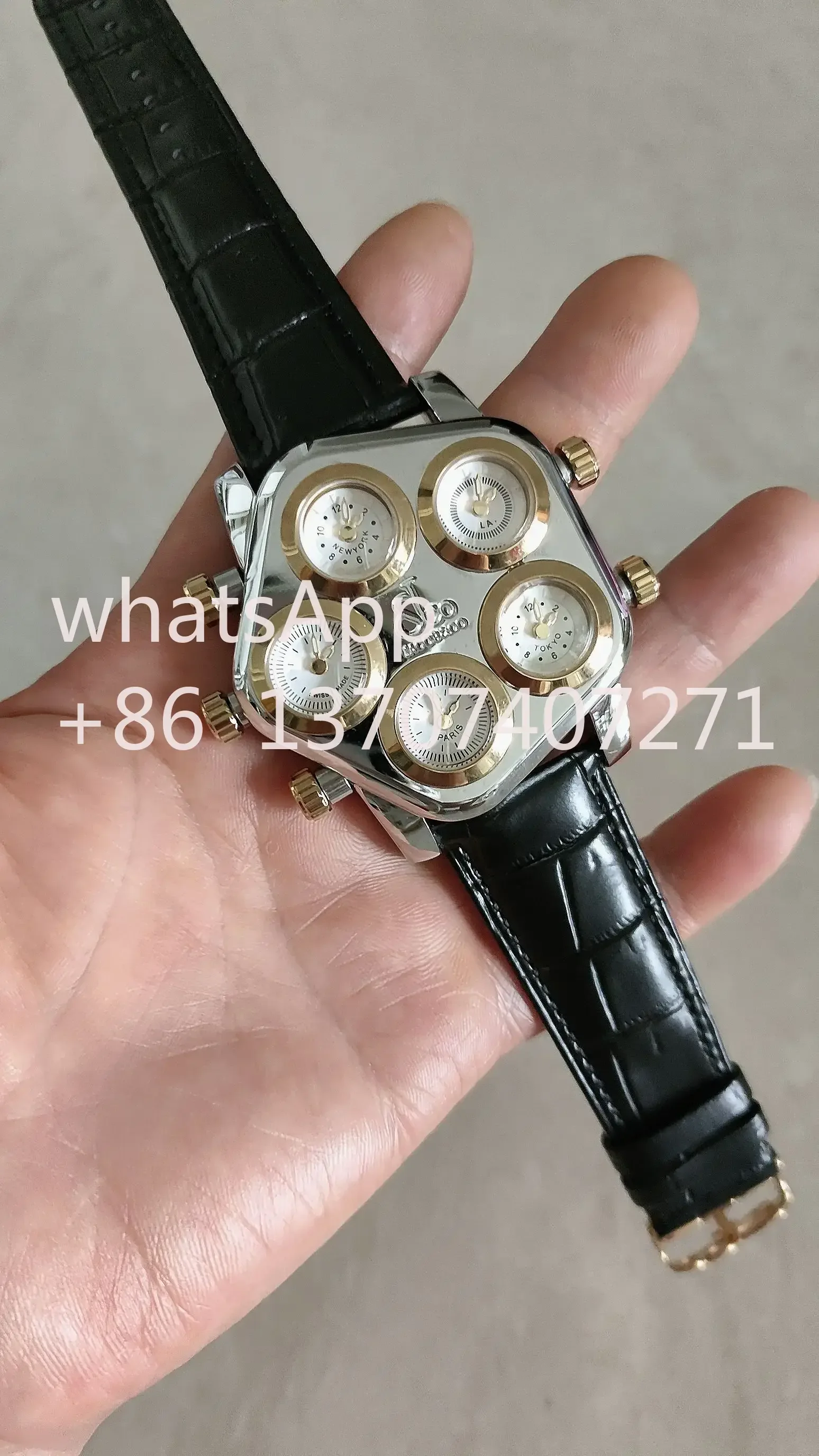 Czech Leopard Boys and Girls Market Full of Stars Shi Ying Belt Watch