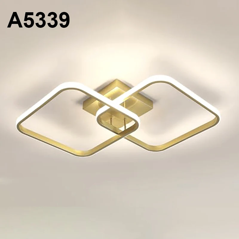 Moderne quadratische Deckenleuchte, LED-Kronleuchter, 42 W Acryl-Deckenleuchte für Küche, Esszimmer, Wohnzimmer, Studio, Büro, 6500 K – Detail 6