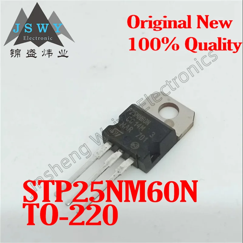 

(10/50 PCS) STP25NM60N P25NM60N TO-220 600V 25A N-channel New Original Stock Fast Shipping Electronic Components