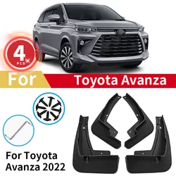 For Toyota Avanza Mud Flaps 2022 2023 Fender Splash Guards MudFlaps Wheels Covers Front Rear Mudguards Auto Car Accessories