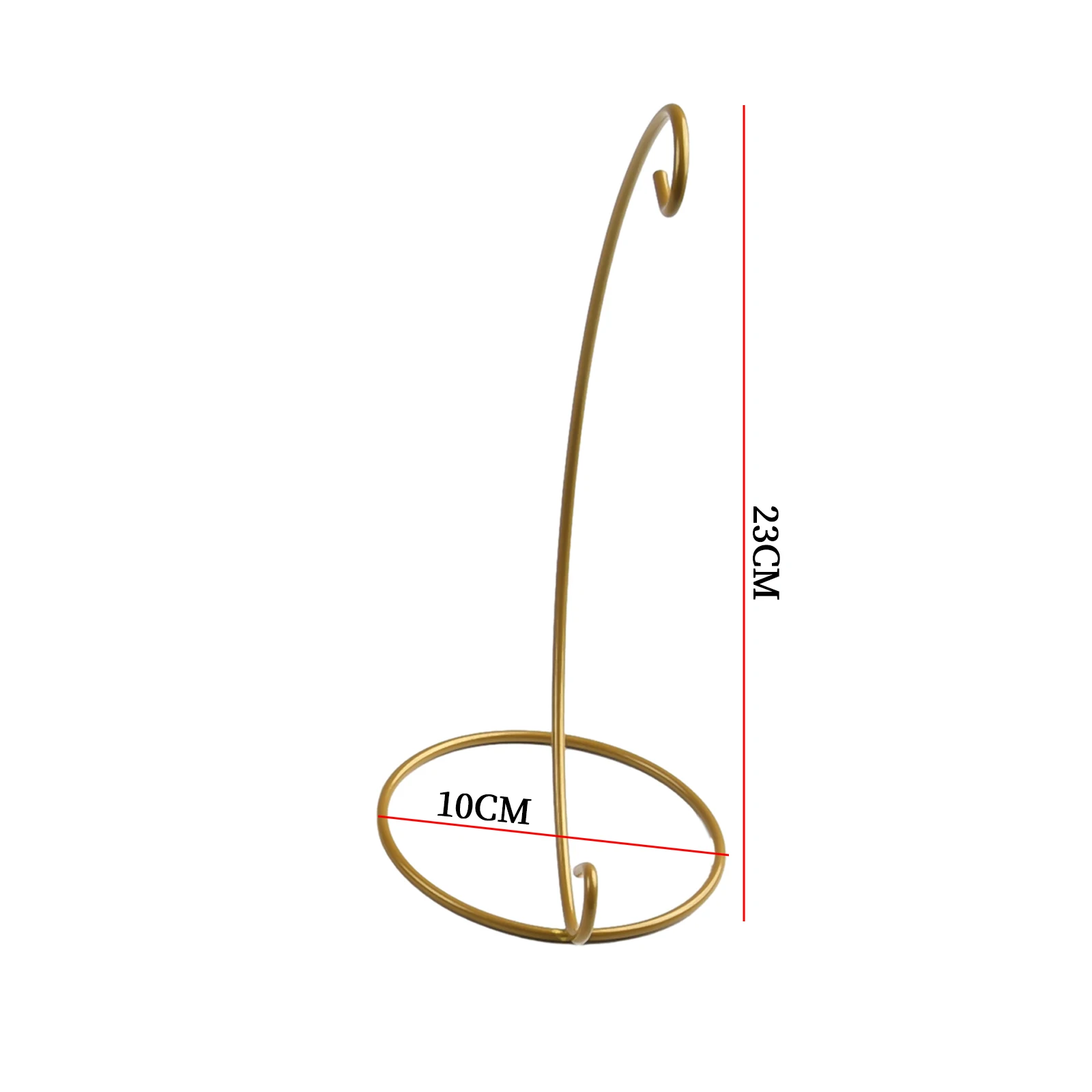 Présentoir en fer pour décoration, ornement en métal, présentoir facilement ble, 5 pièces, 10 pièces, 9 pouces